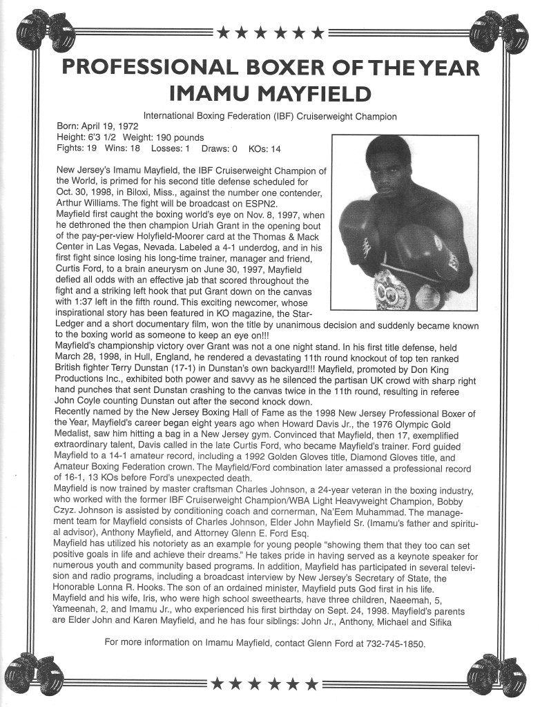 IMAMU MAYFIELD